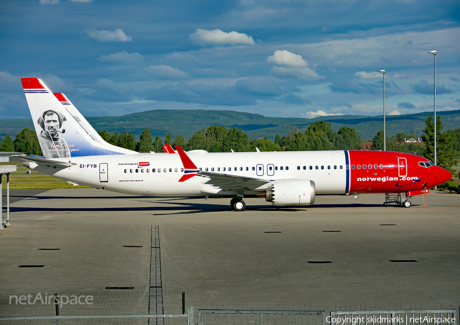 Norwegian Air International Boeing 737-8 MAX (EI-FYB) | Photo 172338