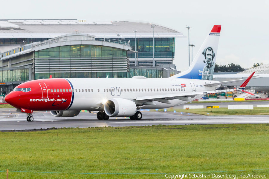 Norwegian Air International Boeing 737-8 MAX (EI-FYB) | Photo 290548