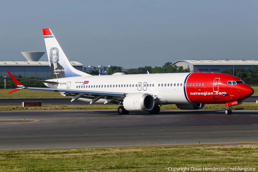 Norwegian Air International Boeing 737-8 MAX (EI-FYC) | Photo 247610