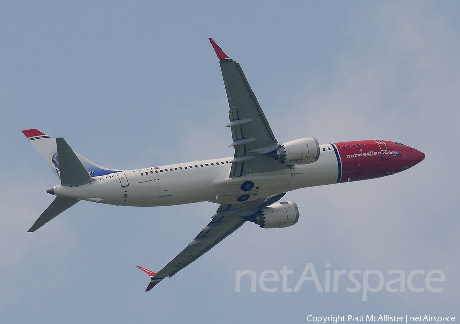Norwegian Air International Boeing 737-8 MAX (EI-FYE) | Photo 245610
