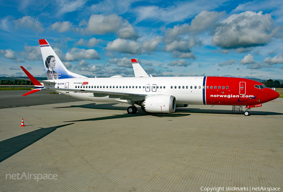 Norwegian Air International Boeing 737-8 MAX (EI-FYF) | Photo 181908