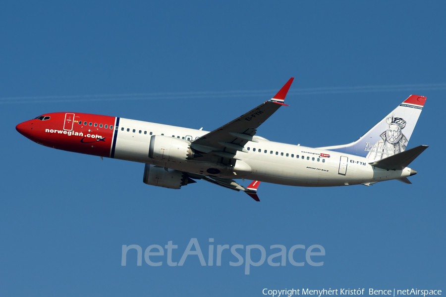 Norwegian Air International Boeing 737-8 MAX (EI-FYH) | Photo 404987