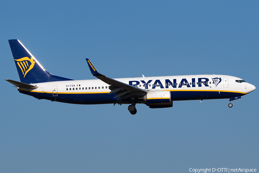 Ryanair Boeing 737-8AS (EI-FZA) | Photo 224194