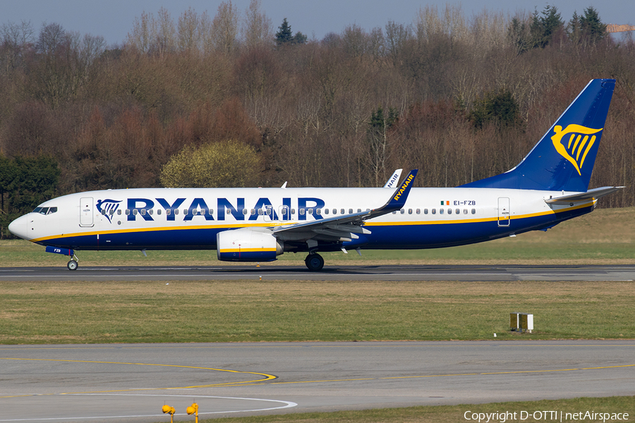 Ryanair Boeing 737-8AS (EI-FZB) | Photo 235624