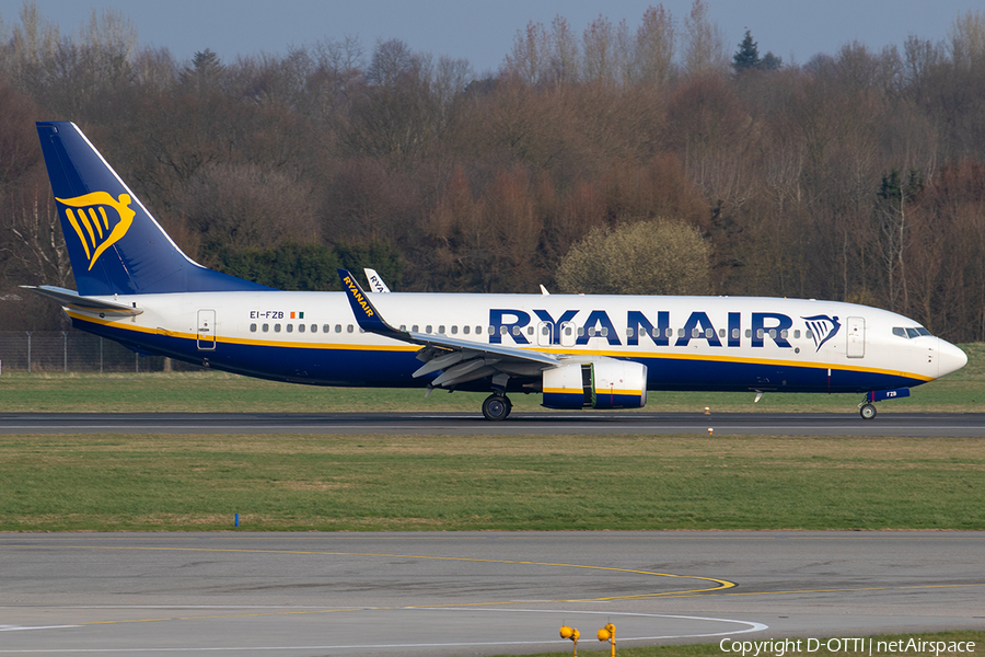 Ryanair Boeing 737-8AS (EI-FZB) | Photo 236774