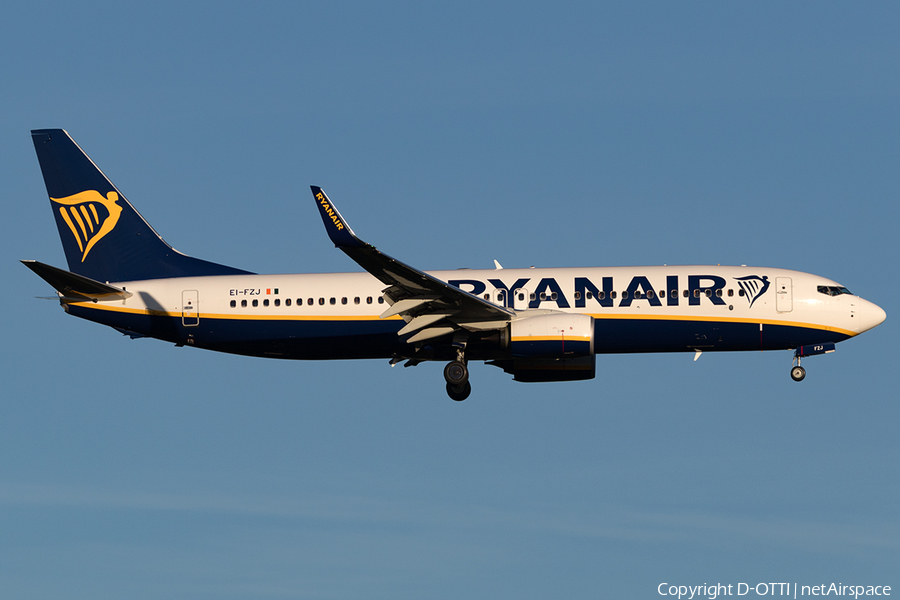 Ryanair Boeing 737-8AS (EI-FZJ) | Photo 166002