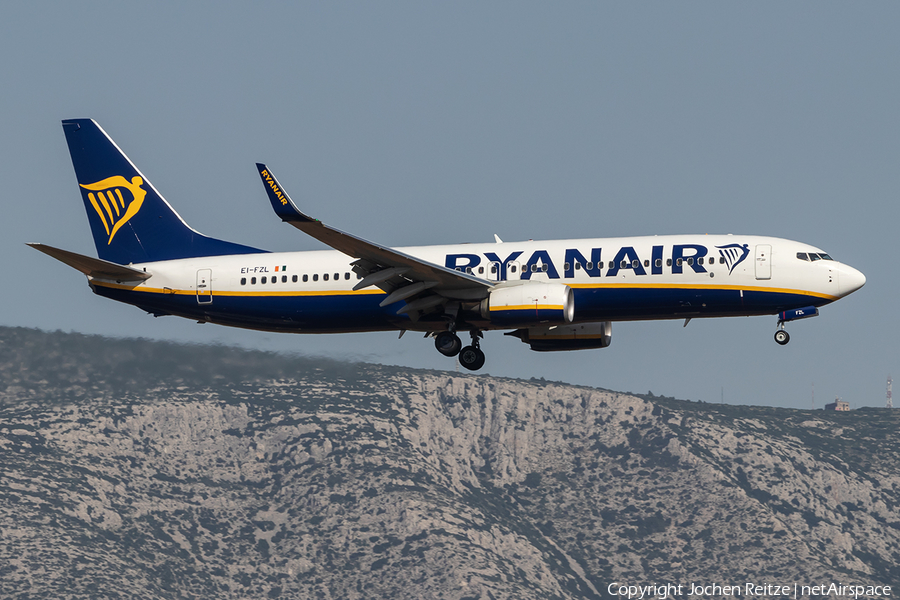 Ryanair Boeing 737-8AS (EI-FZL) | Photo 246143
