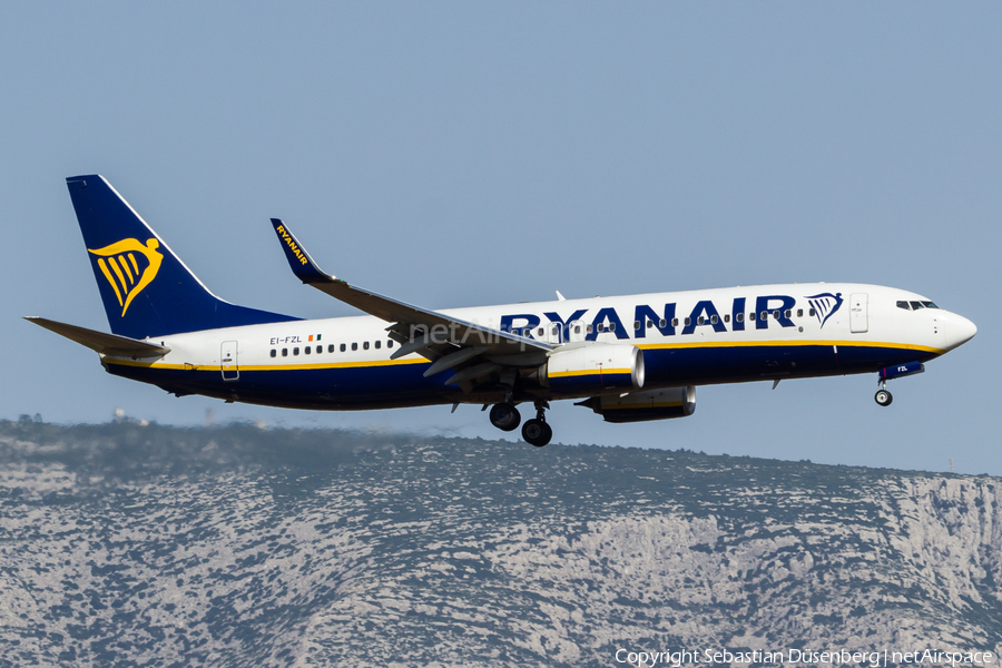 Ryanair Boeing 737-8AS (EI-FZL) | Photo 257260