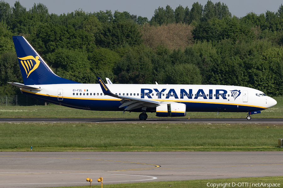 Ryanair Boeing 737-8AS (EI-FZL) | Photo 164278