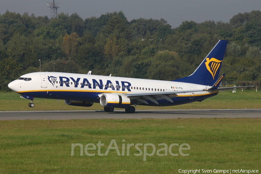 Ryanair Boeing 737-8AS (EI-FZL) | Photo 186127