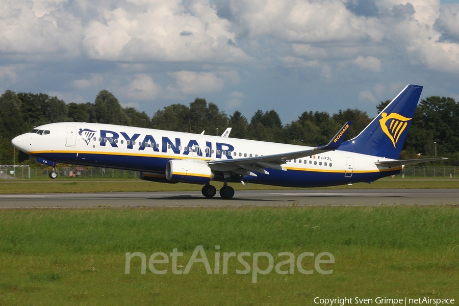 Ryanair Boeing 737-8AS (EI-FZL) | Photo 187783