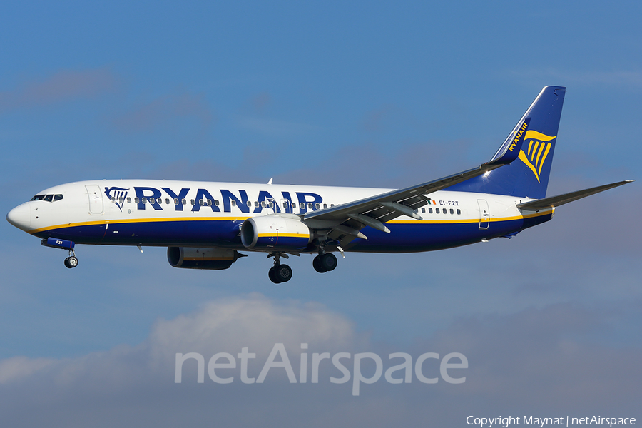 Ryanair Boeing 737-8AS (EI-FZT) | Photo 324679