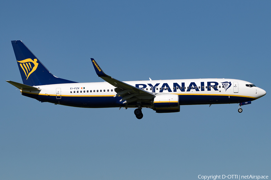 Ryanair Boeing 737-8AS (EI-FZV) | Photo 165734