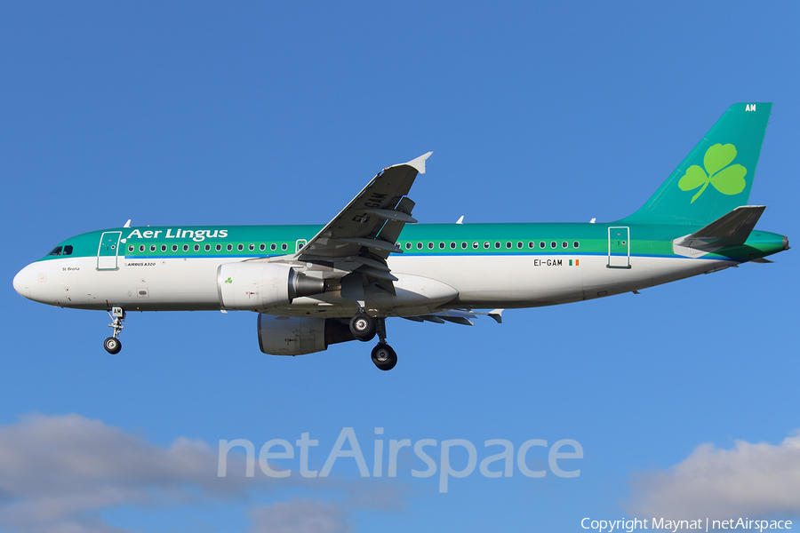 Aer Lingus Airbus A320-214 (EI-GAM) | Photo 236240