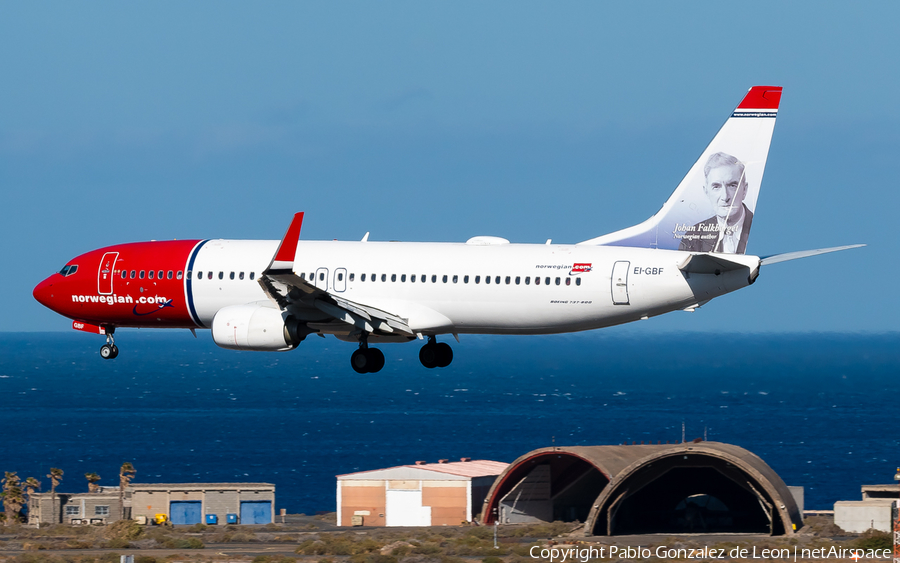 Norwegian Air International Boeing 737-8JP (EI-GBF) | Photo 343938