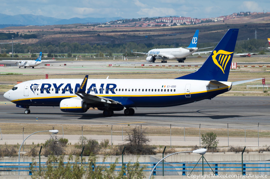 Ryanair Boeing 737-8AS (EI-GDD) | Photo 350181