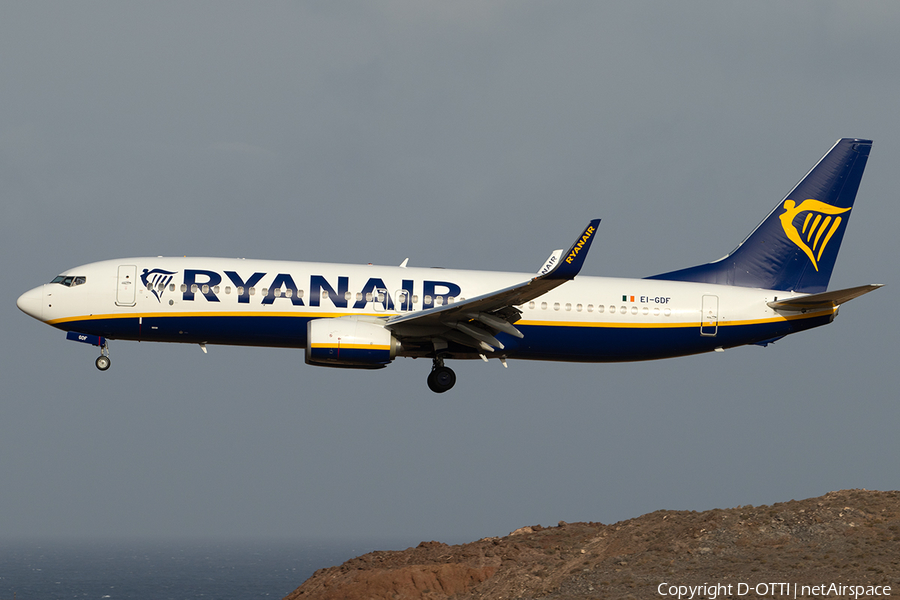 Ryanair Boeing 737-8AS (EI-GDF) | Photo 262109
