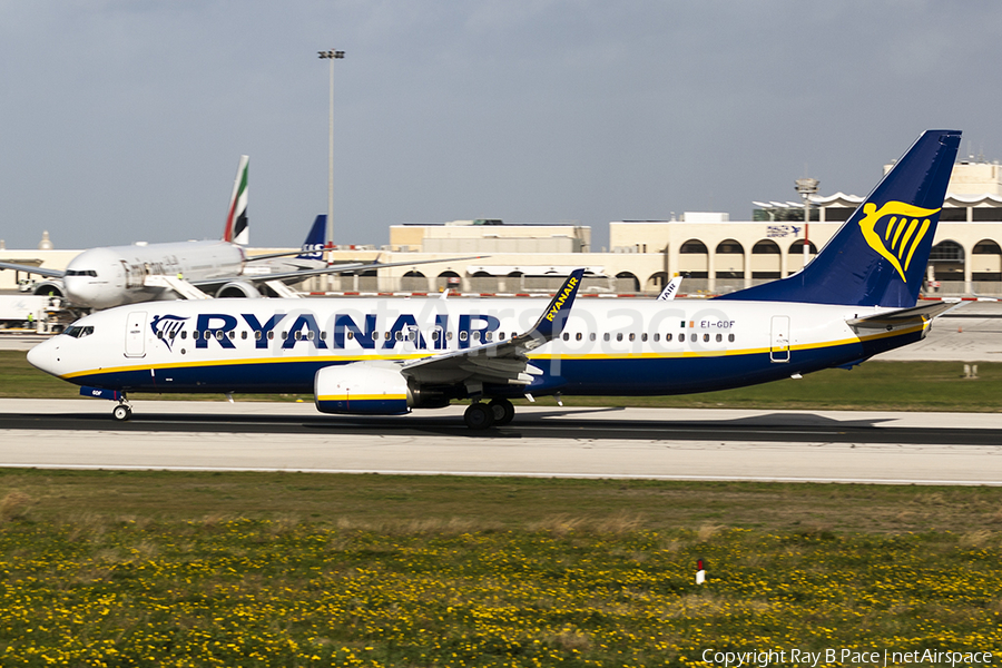 Ryanair Boeing 737-8AS (EI-GDF) | Photo 214167