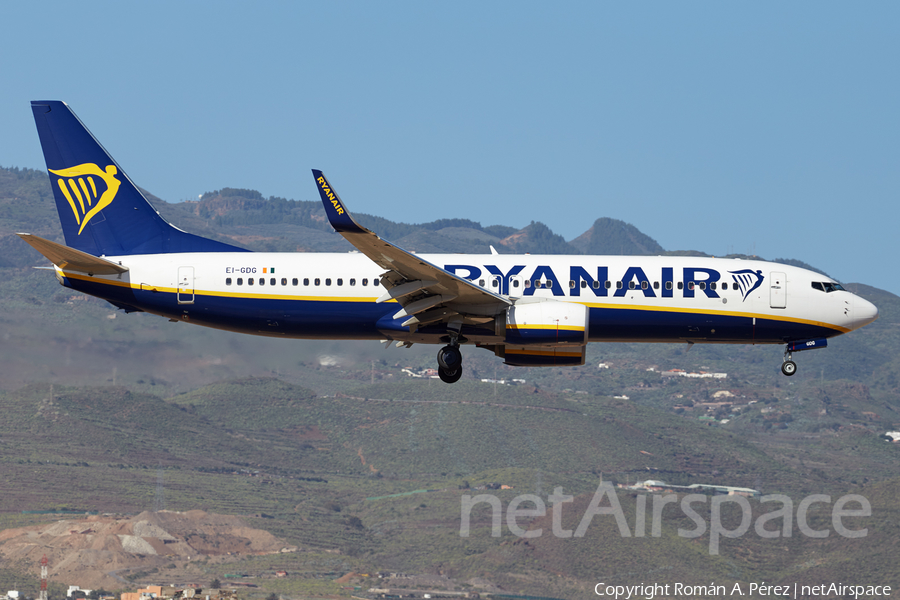 Ryanair Boeing 737-8AS (EI-GDG) | Photo 500437