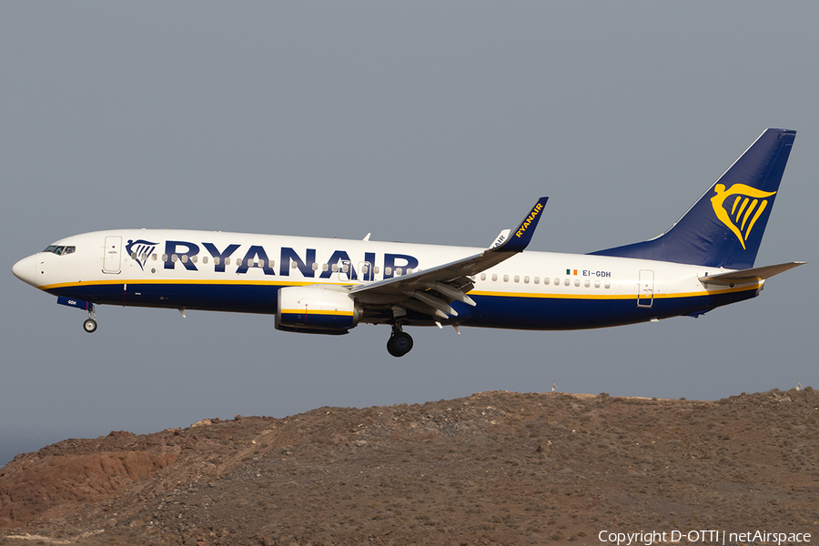 Ryanair Boeing 737-8AS (EI-GDH) | Photo 259504