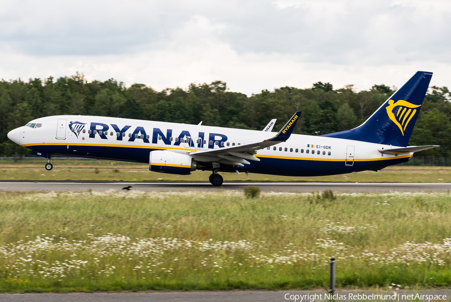 Ryanair Boeing 737-8AS (EI-GDK) | Photo 329165