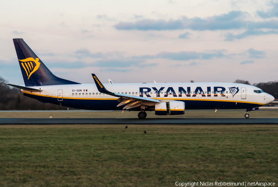 Ryanair Boeing 737-8AS (EI-GDM) | Photo 291321