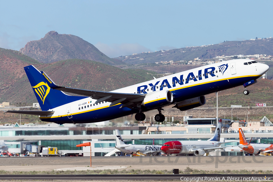 Ryanair Boeing 737-8AS (EI-GDM) | Photo 283900