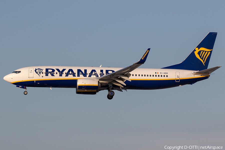 Ryanair Boeing 737-8AS (EI-GDO) | Photo 241739