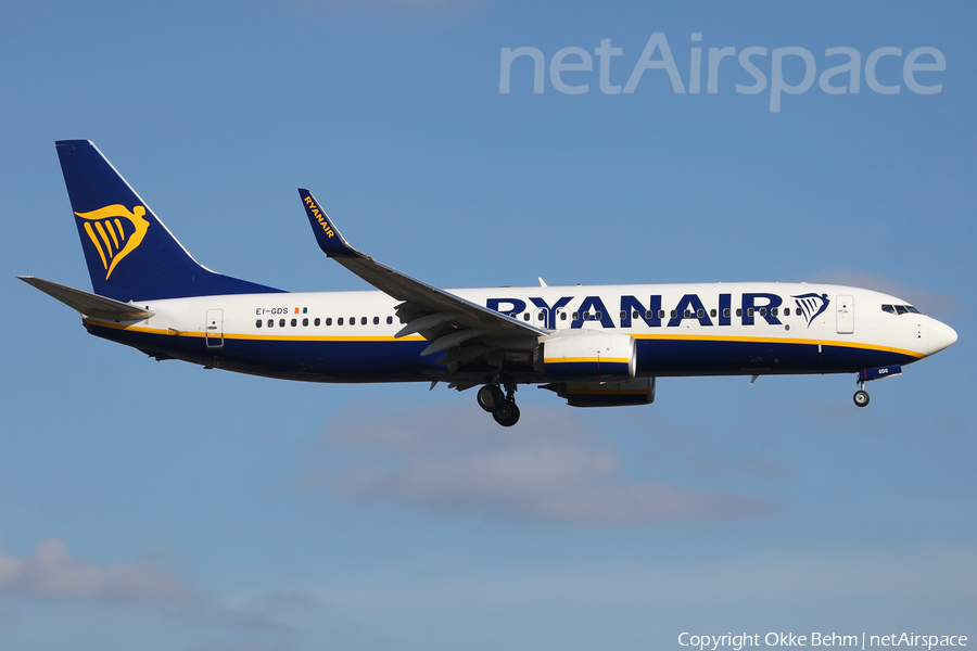 Ryanair Boeing 737-8AS (EI-GDS) | Photo 247755