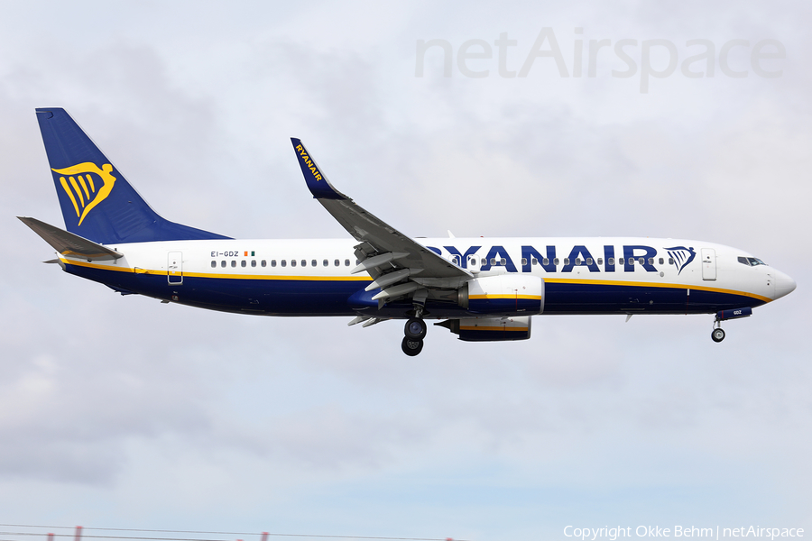 Ryanair Boeing 737-8AS (EI-GDZ) | Photo 364187