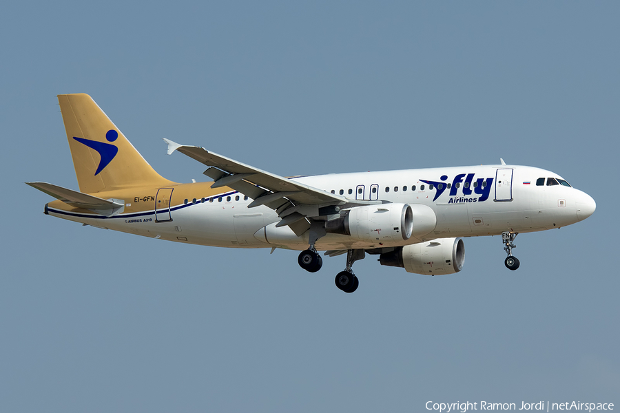 I-Fly Airbus A319-112 (EI-GFN) | Photo 253792