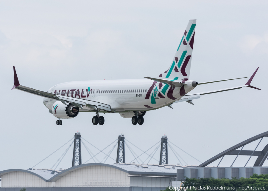 Air Italy Boeing 737-8 MAX (EI-GFY) | Photo 244353