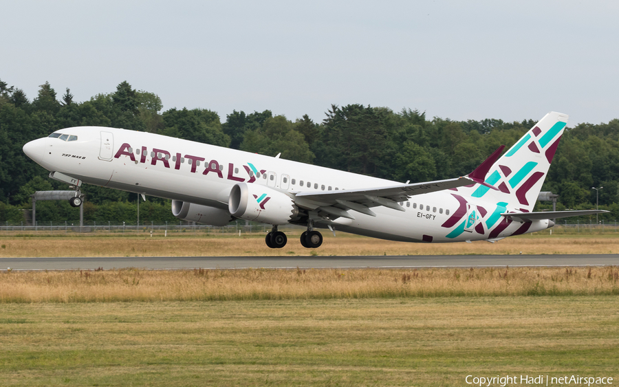 Air Italy Boeing 737-8 MAX (EI-GFY) | Photo 248431