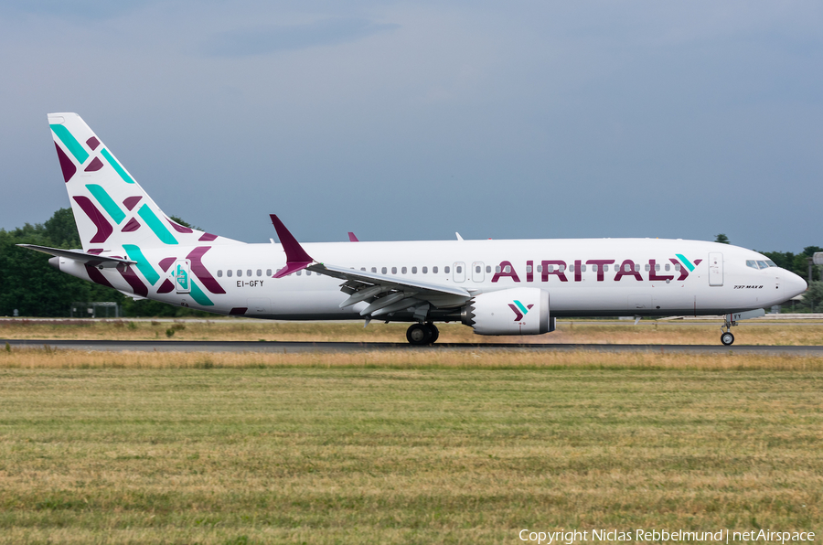 Air Italy Boeing 737-8 MAX (EI-GFY) | Photo 248469