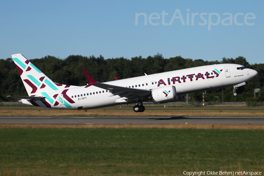 Air Italy Boeing 737-8 MAX (EI-GFY) | Photo 250316