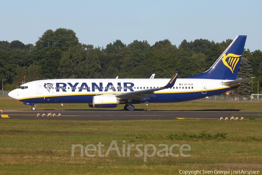 Ryanair Boeing 737-8AS (EI-GJS) | Photo 250946