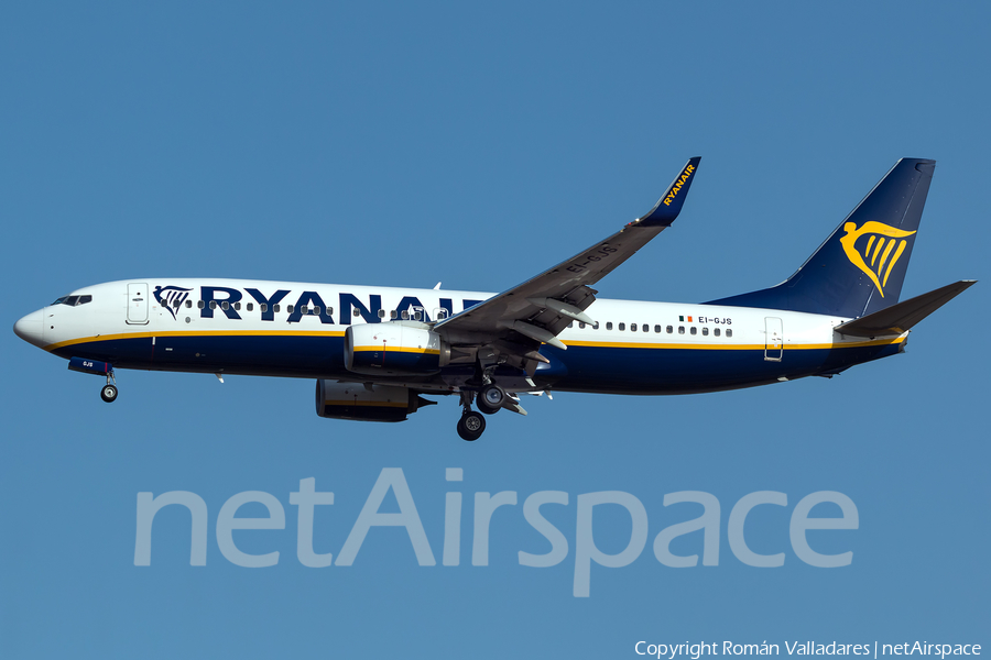 Ryanair Boeing 737-8AS (EI-GJS) | Photo 350781
