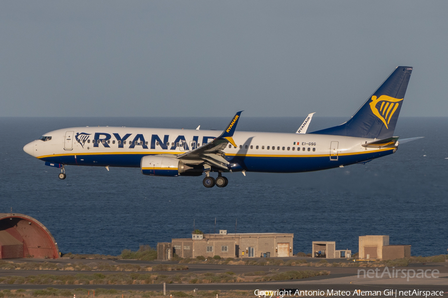 Ryanair Boeing 737-8AS (EI-GSG) | Photo 623301