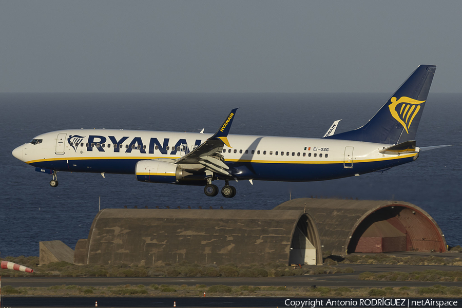 Ryanair Boeing 737-8AS (EI-GSG) | Photo 623871