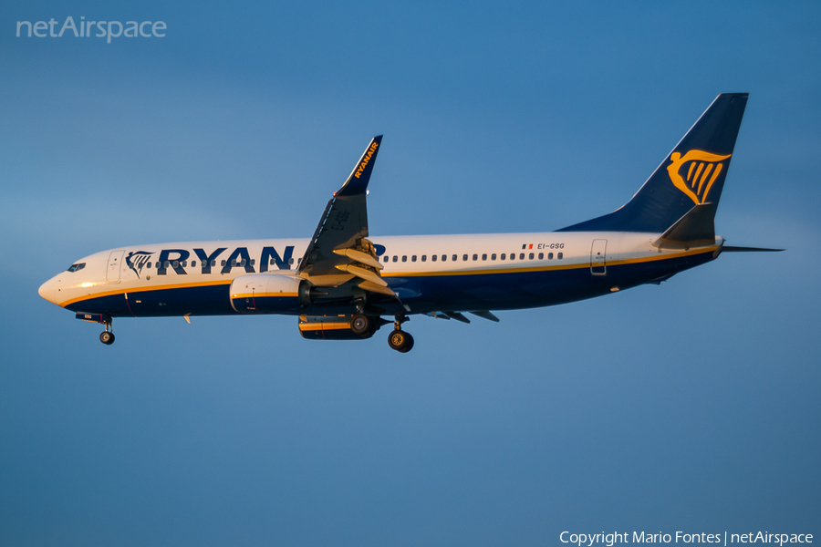 Ryanair Boeing 737-8AS (EI-GSG) | Photo 285868