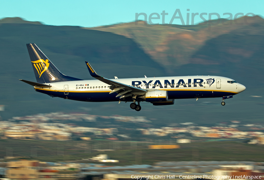 Ryanair Boeing 737-8AS (EI-GSJ) | Photo 555747