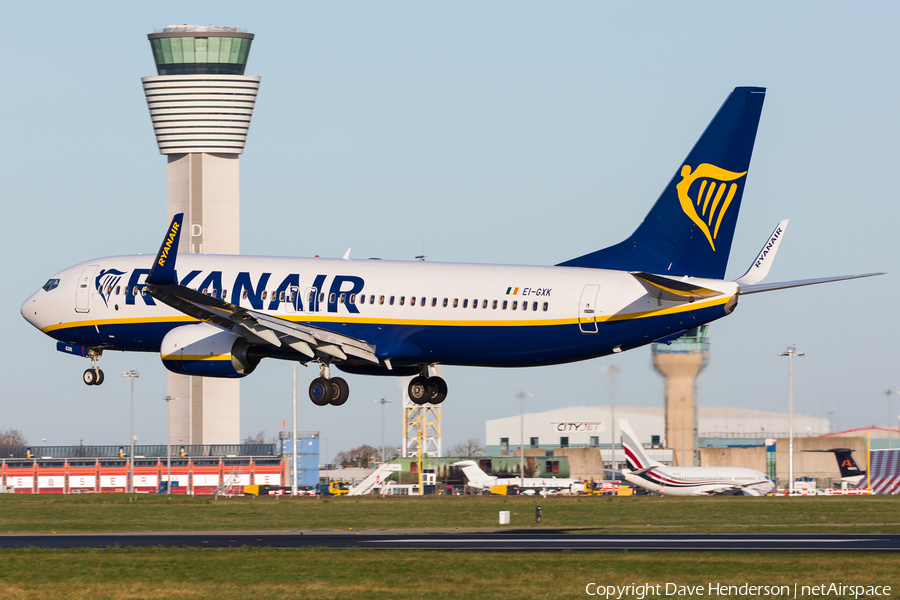 Ryanair Boeing 737-8AS (EI-GXK) | Photo 292129