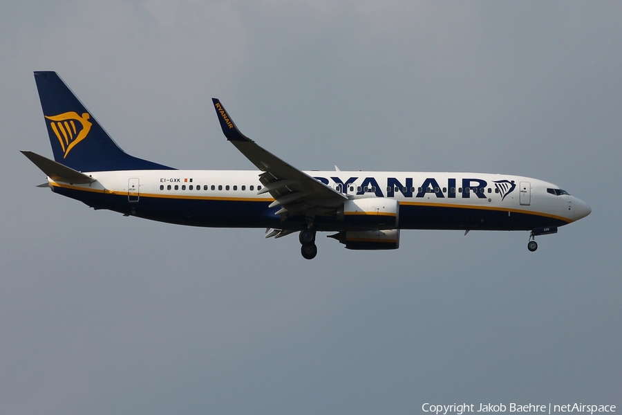 Ryanair Boeing 737-8AS (EI-GXK) | Photo 349217