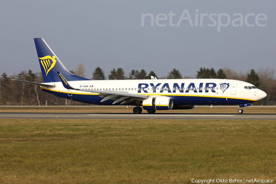Ryanair Boeing 737-8AS (EI-GXN) | Photo 500527