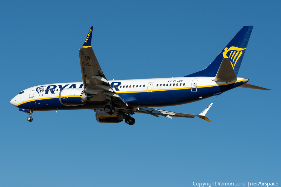 Ryanair Boeing 737-8-200 (EI-HES) | Photo 549498