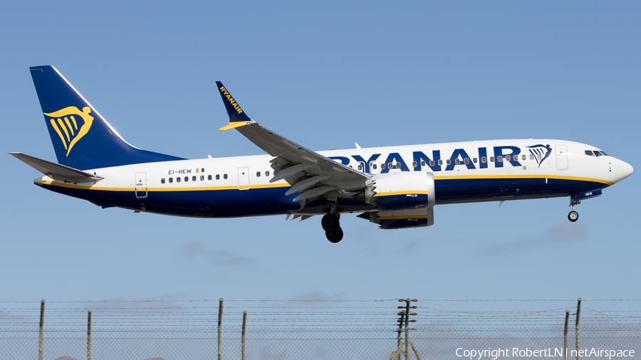 Ryanair Boeing 737-8-200 (EI-HEW) | Photo 594650