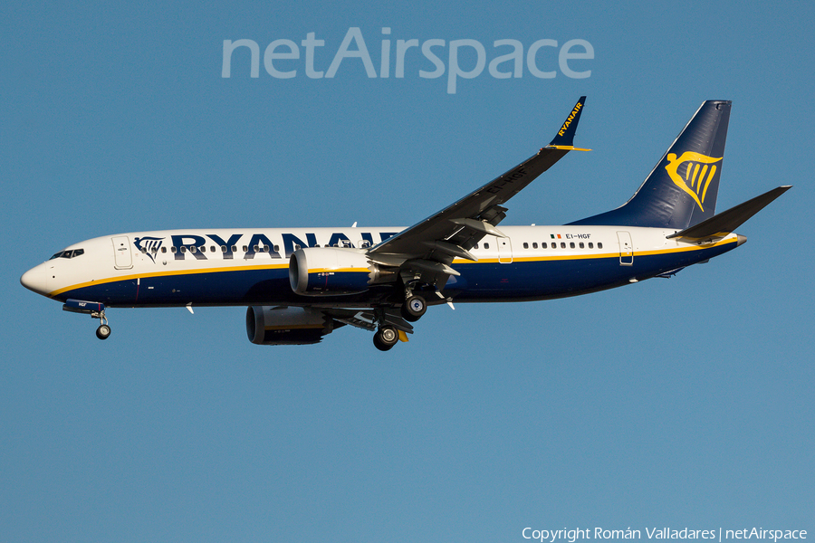 Ryanair Boeing 737-8-200 (EI-HGF) | Photo 525848