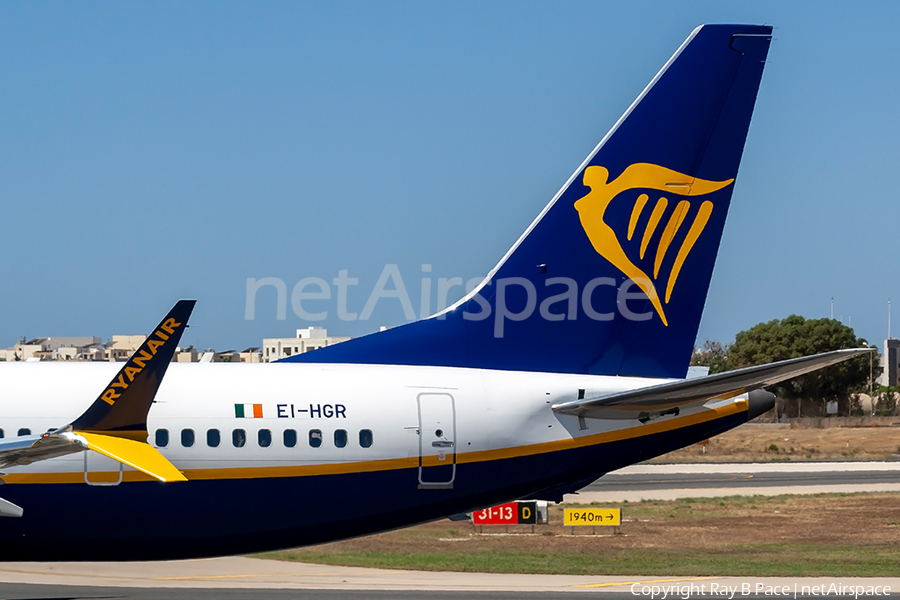 Ryanair Boeing 737-8-200 (EI-HGR) | Photo 512401