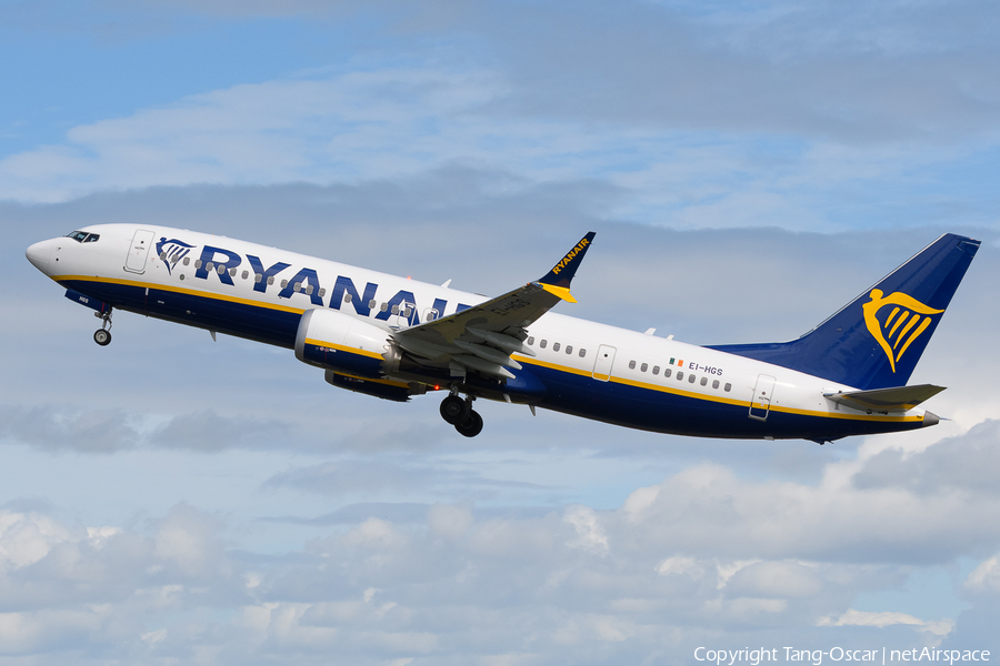 Ryanair Boeing 737-8-200 (EI-HGS) | Photo 611269