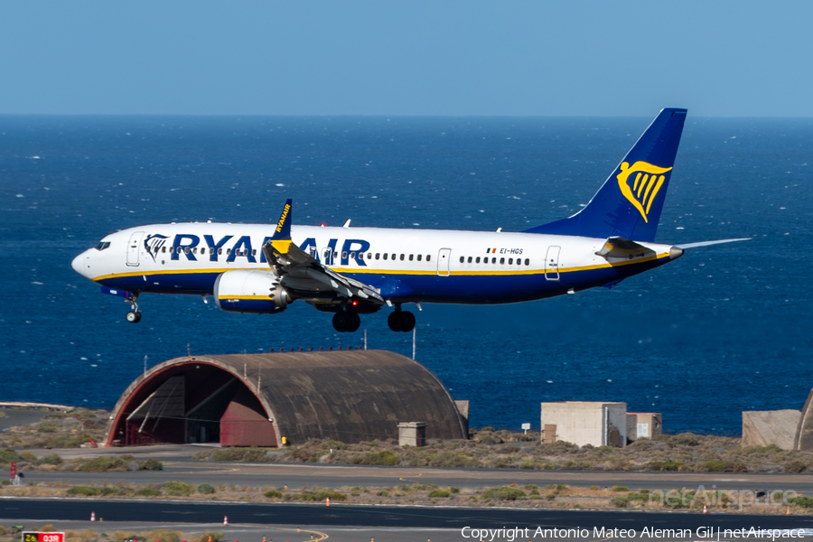 Ryanair Boeing 737-8-200 (EI-HGS) | Photo 626340